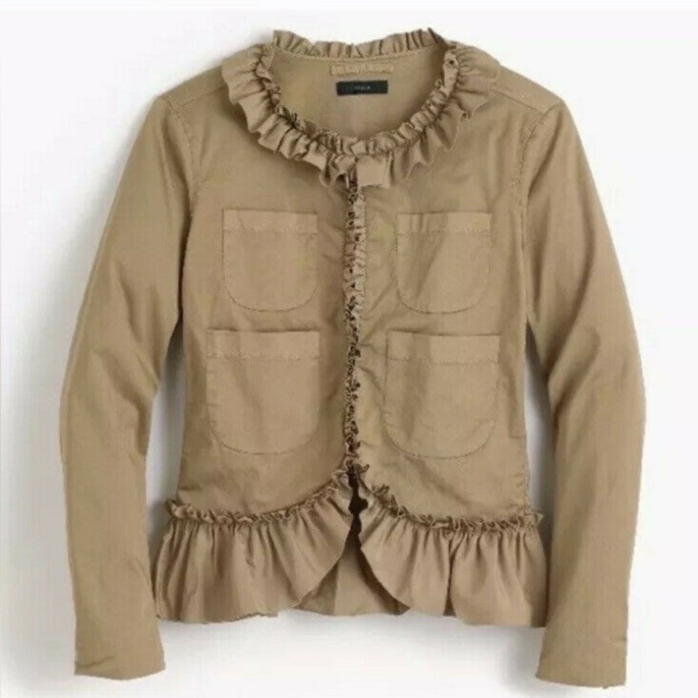 J. Crew Crew Ruffle Chino